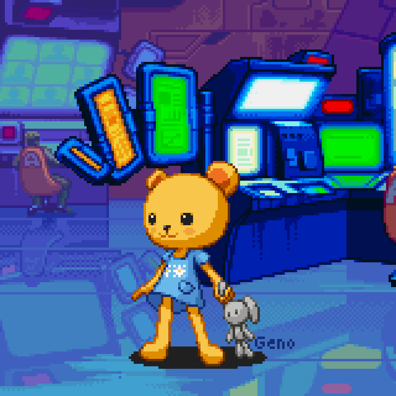 Geno Pixel Art (slots closed) tweet media