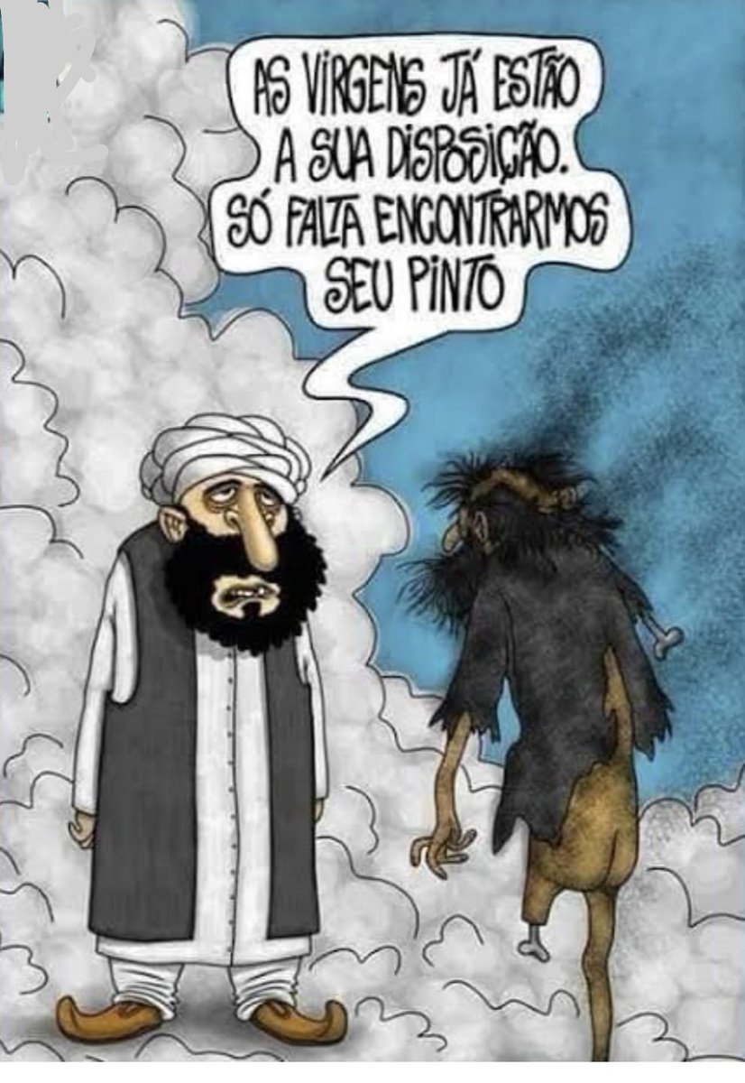 JJHelou's tweet photo. @somdasaguas @NewsLiberdade @etemberg Ali Khamenei chegando no Paraíso https://t.co/LcqV131a6N