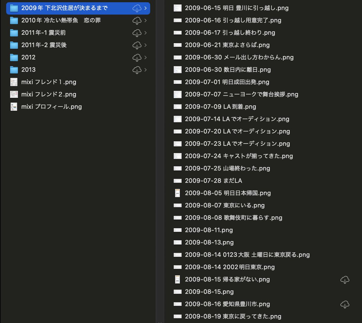 どうしてそんなに園子温の行動に詳しいの？ 2009年から2013年までの園