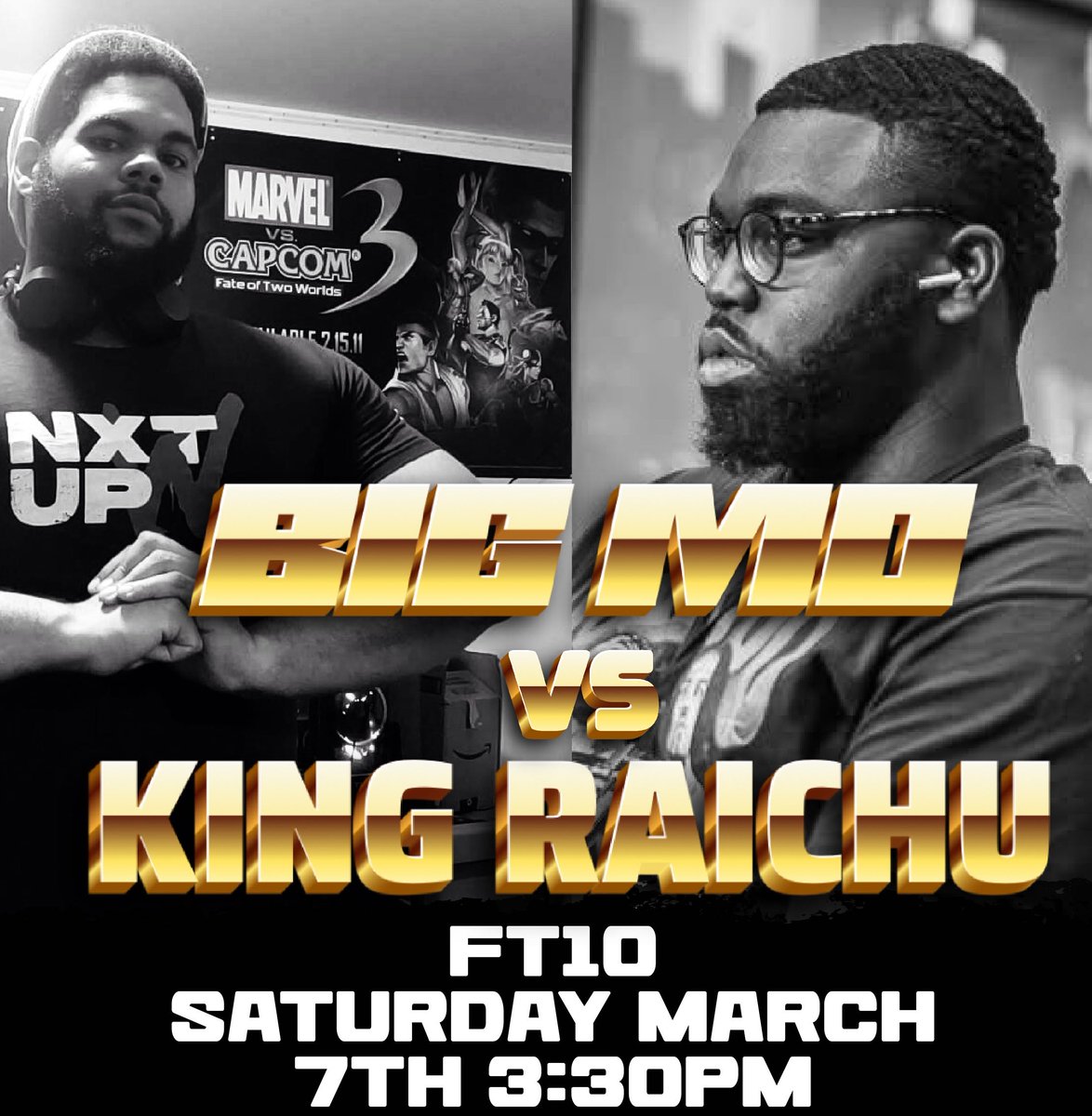ecityshowdown's tweet photo. Some sad news we are losing one of our locals King-Raichu they are moving back to NYC, so we are making sure we are dedicating this tournament to him with a free entry of MVC2 and you wouldn't want to miss the FT10 against @bigmodilly and @KingRaichuFGC! https://t.co/Jx66s6dFNo