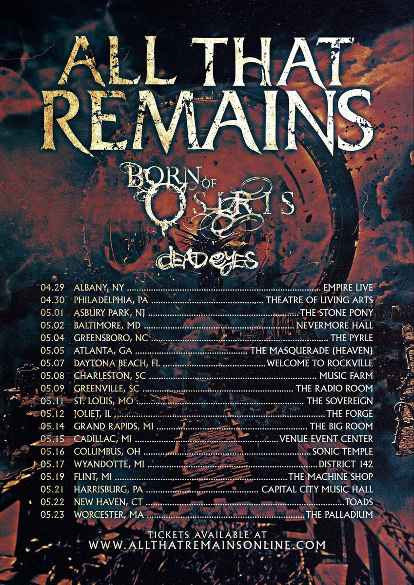 All That Remains tweet media