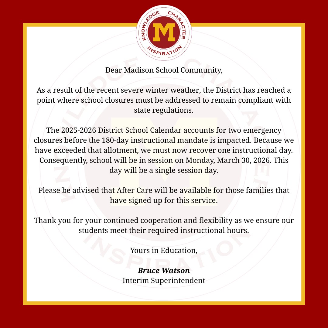 Madison Public Schools tweet media