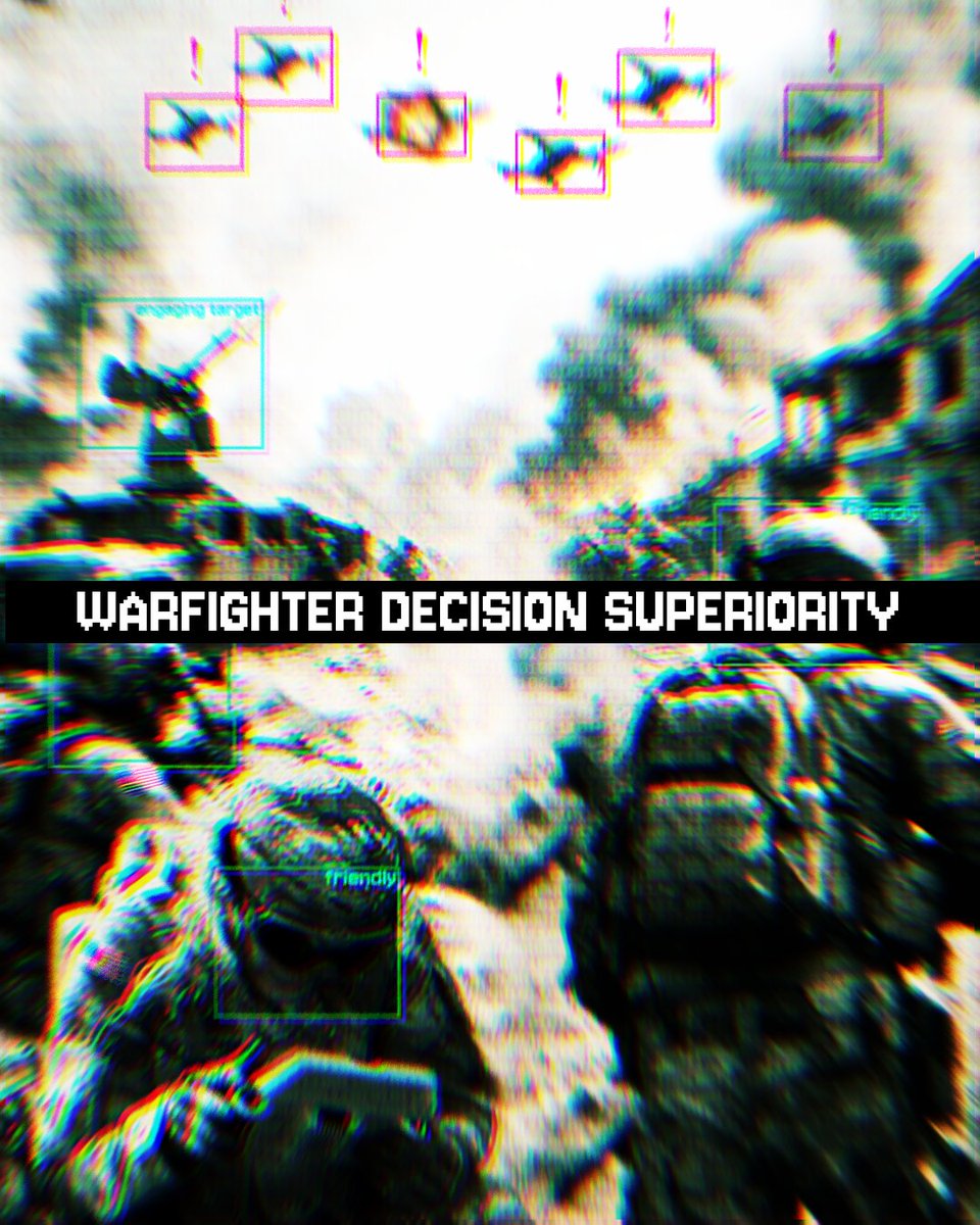 Warfighter decision superiority in ANY domain of warfare.

AMERICAN AI DOMINANCE 🇺🇸