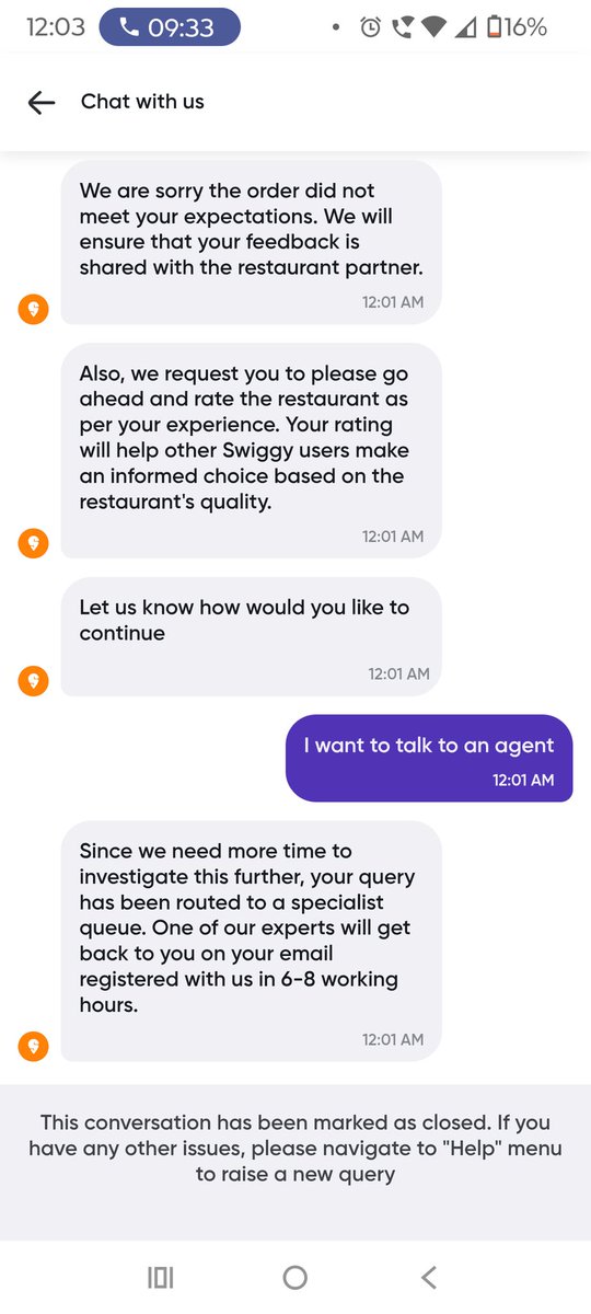anuragasitis's tweet photo. @Swiggy @SwiggyCares The product was not delivered on the promised date, then you must either arrange immediate re-delivery today or process my full refund without any delay.
I have been informed that the resolution will take 6–8 days, which is completely unacceptable. https://t.co/AmAKLexrJW