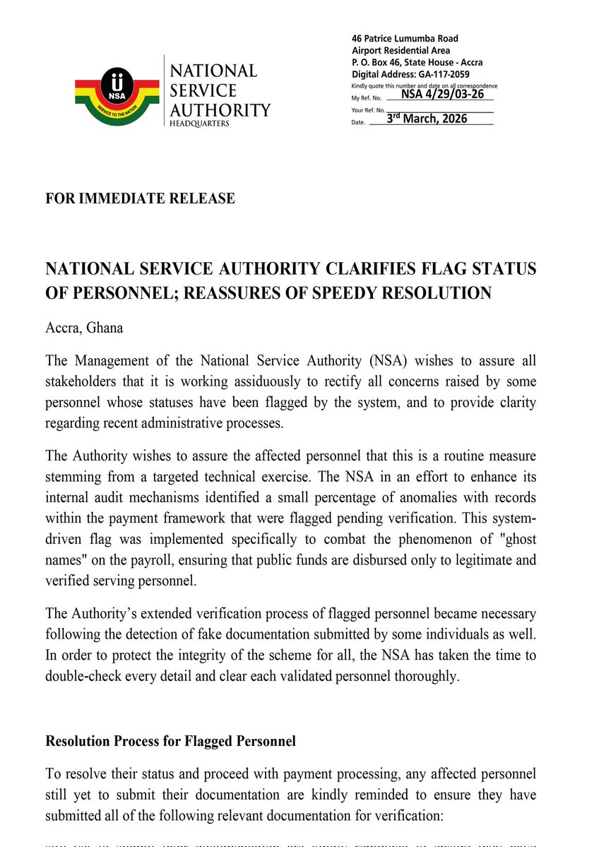 NSA GHANA tweet media