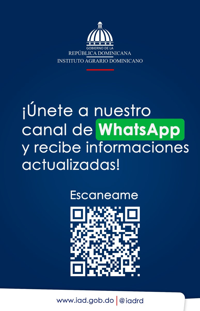 Instituto Agrario Dominicano (IAD) tweet media