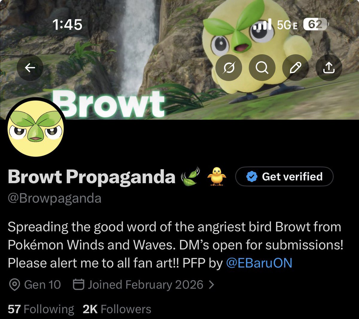 Browpaganda's tweet photo. WE HIT 2K!
This is the last big milestone I see this account hitting for a while, so let me take this chance to say I am  so greatful for each and every one of you! I never would’ve guessed that this many people care about our little freak as much as me! THANK YOU BROWT NATION! https://t.co/0532X7gEeT