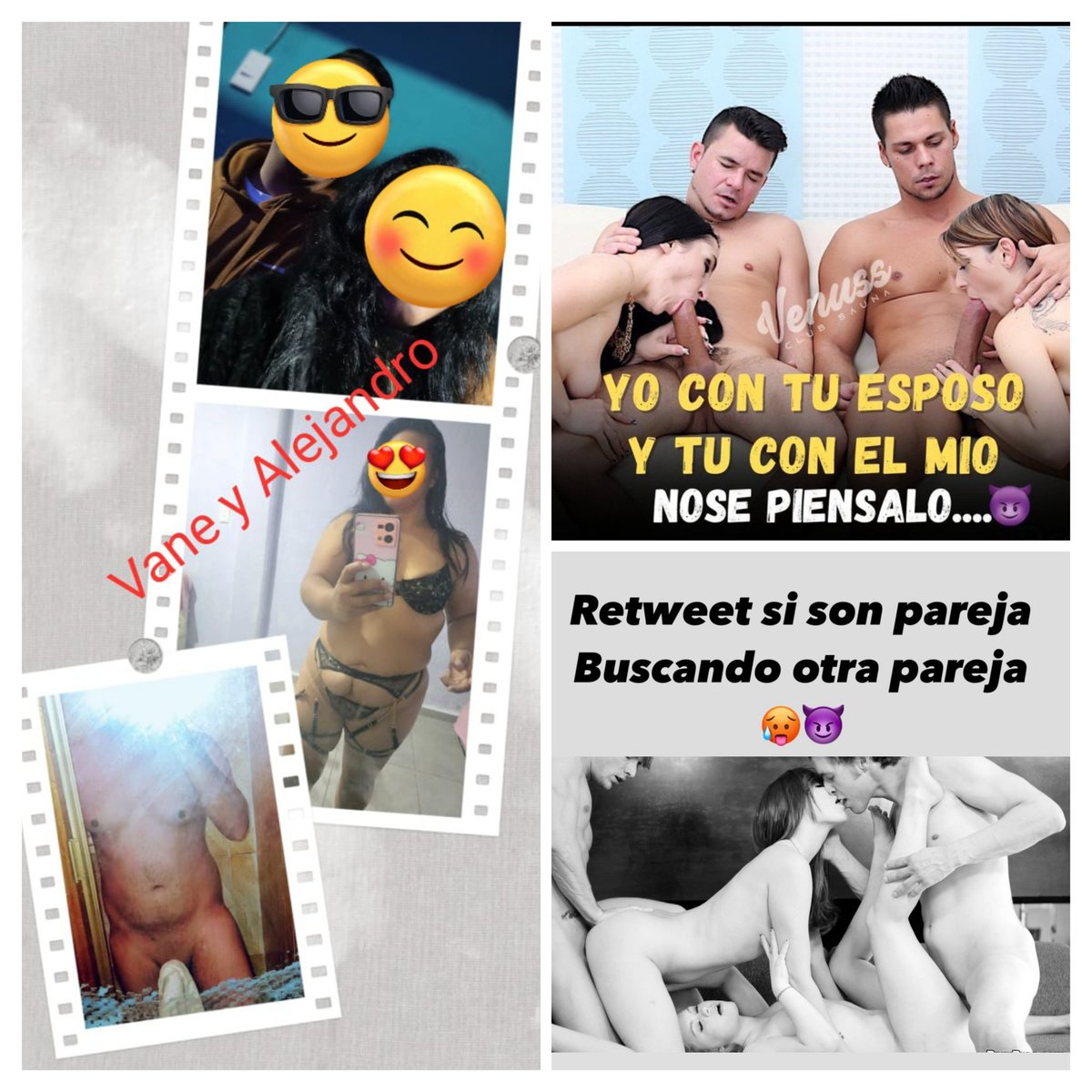 Vane y Alejandro tweet media