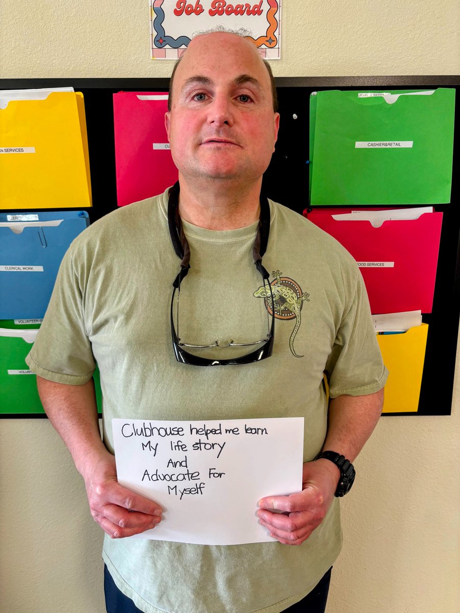 AspireClubhouse's tweet photo. Continuing our  @Clubhouse Movement Celebration Week by showcasing Jason and Ivy's stories.
Come by Aspire House for a tour to see what we're all about!
#ClubhouseCelebration #CMCW2026 ##clubhousemovementcelebrationweek2026 https://t.co/vNiOqEg0qF