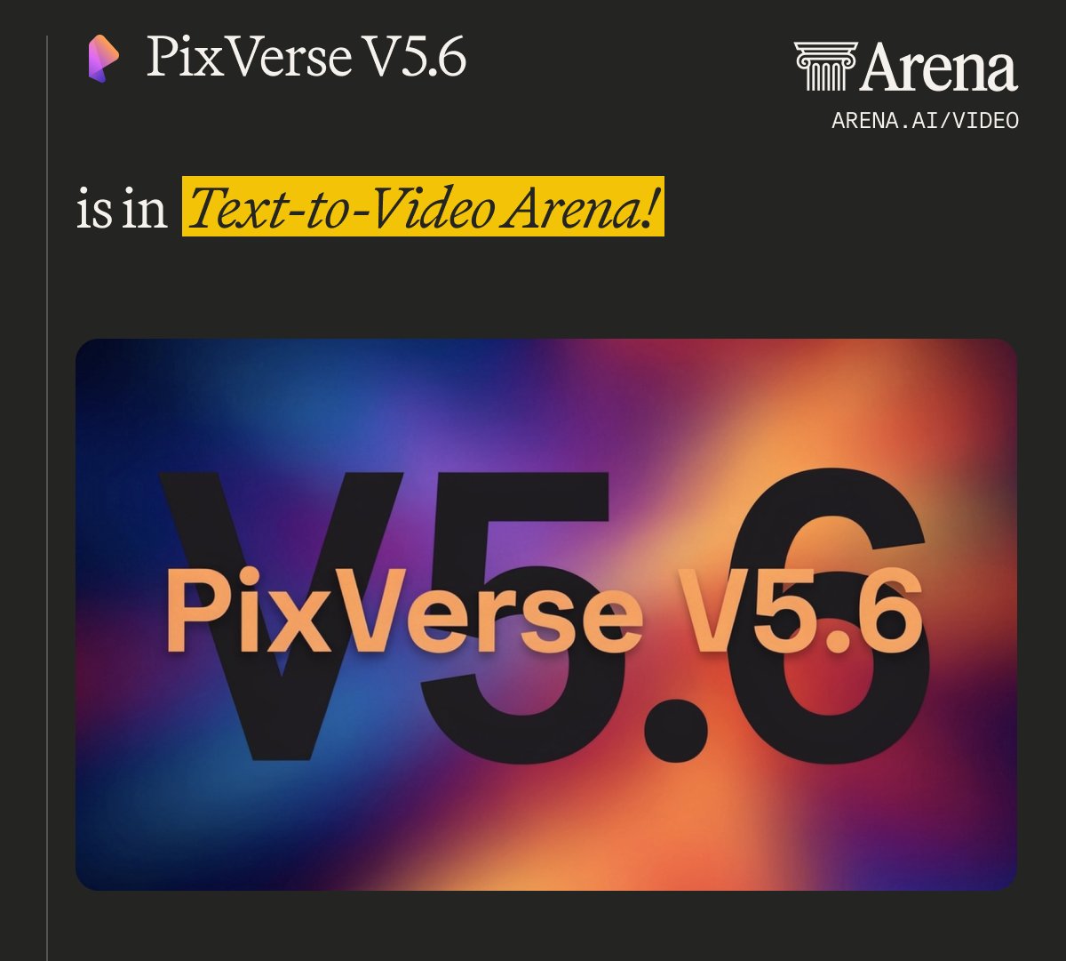 The latest video model by @PixVerse_ PixVerse V5.6 is ready for your ...