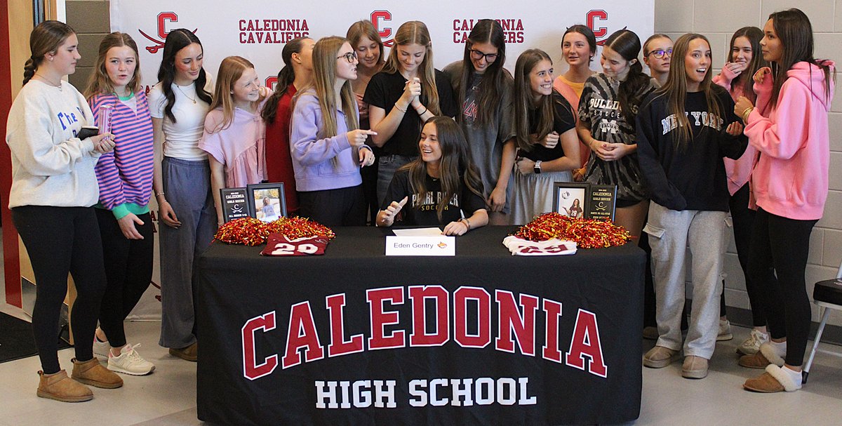 LCSD_MS's tweet photo. Caledonia High School senior Eden Gentry will continue her soccer career at Pearl River Community College. To read more, go to: https://t.co/sfjJebA17k and scroll down to Recent News. https://t.co/5dPZKvUwoC