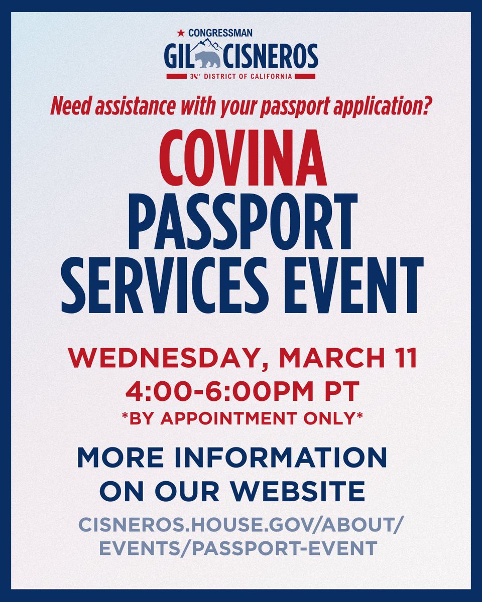 Rep. Gil Cisneros tweet media