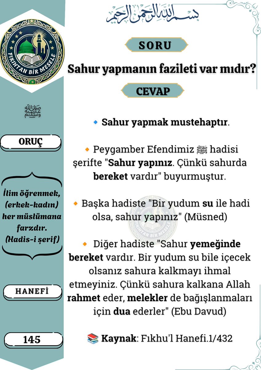 #Sahur #Ramazan