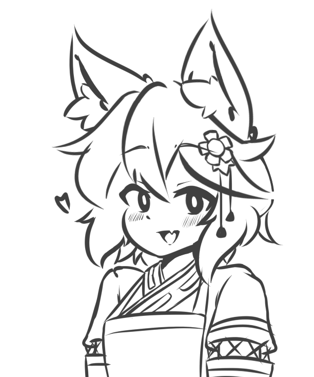 Simple Senko I sketched to help a friend out with art