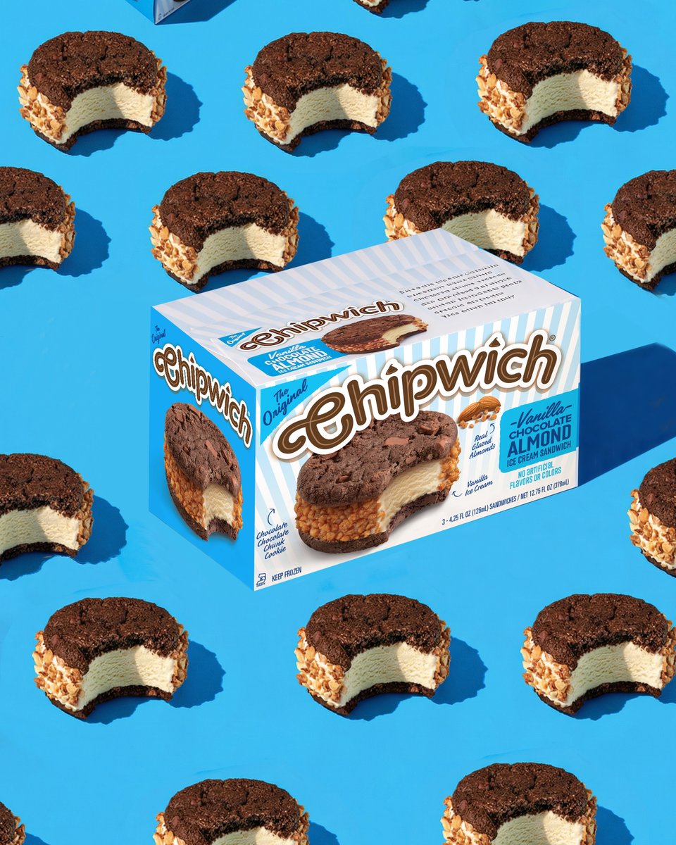 The crunch hits first.
Then the ice cream.
Then you realize you need another one.

Vanilla Chocolate Almond just does it better. Available through <a href="/GoPuff/">Gopuff</a> and at select retailers.

#TheOriginalChipwich #VanillaChocolateAlmond #RealChocolateChips #PremiumIceCream #gopuff