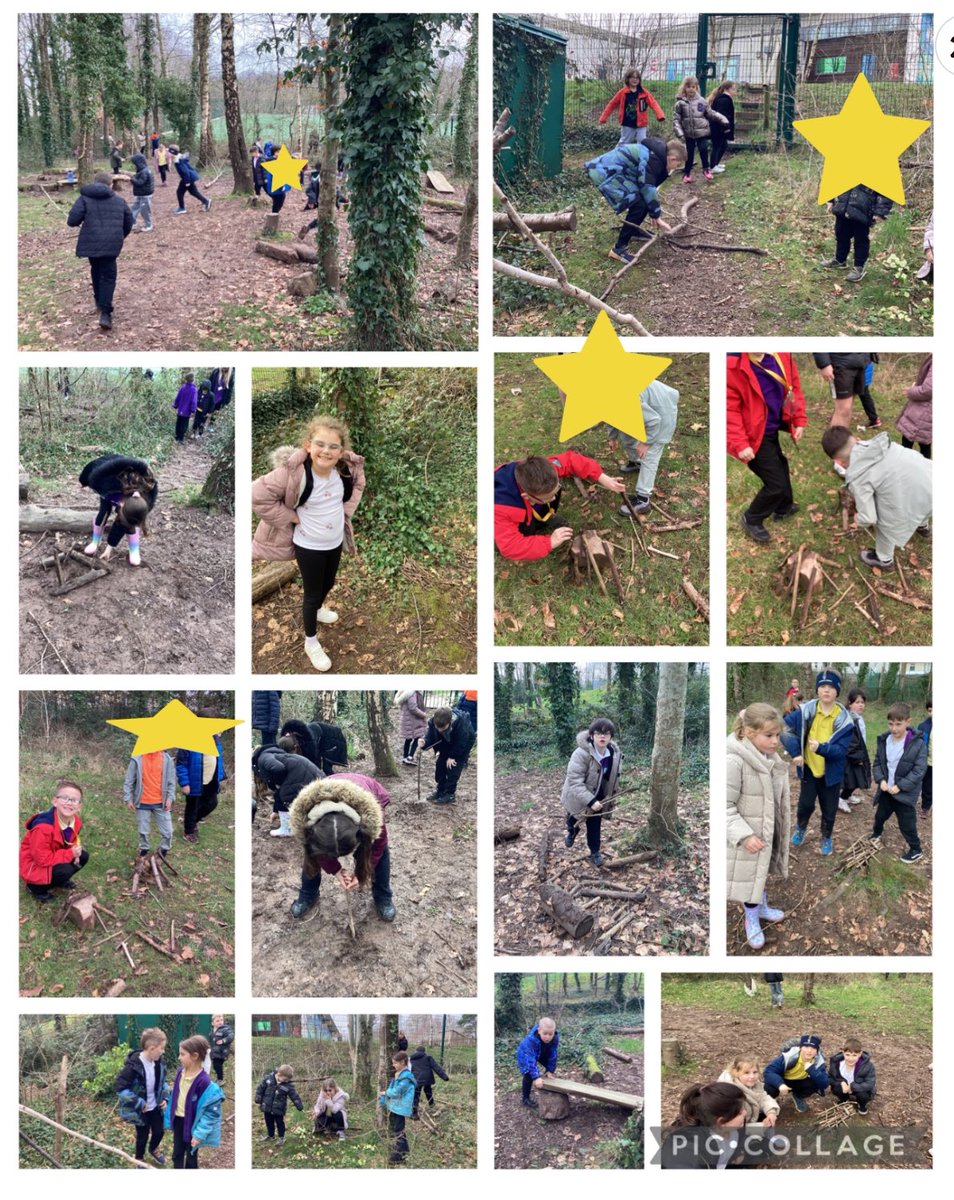 NantCelynY3's tweet photo. Dosbarth Yew &amp; Redwood thoroughly enjoyed forest school this afternoon We took our love for reading and fiery imaginations to the outdoors… 🌿🌱📖💭@nantcelynschool https://t.co/VSvaW5ewQq