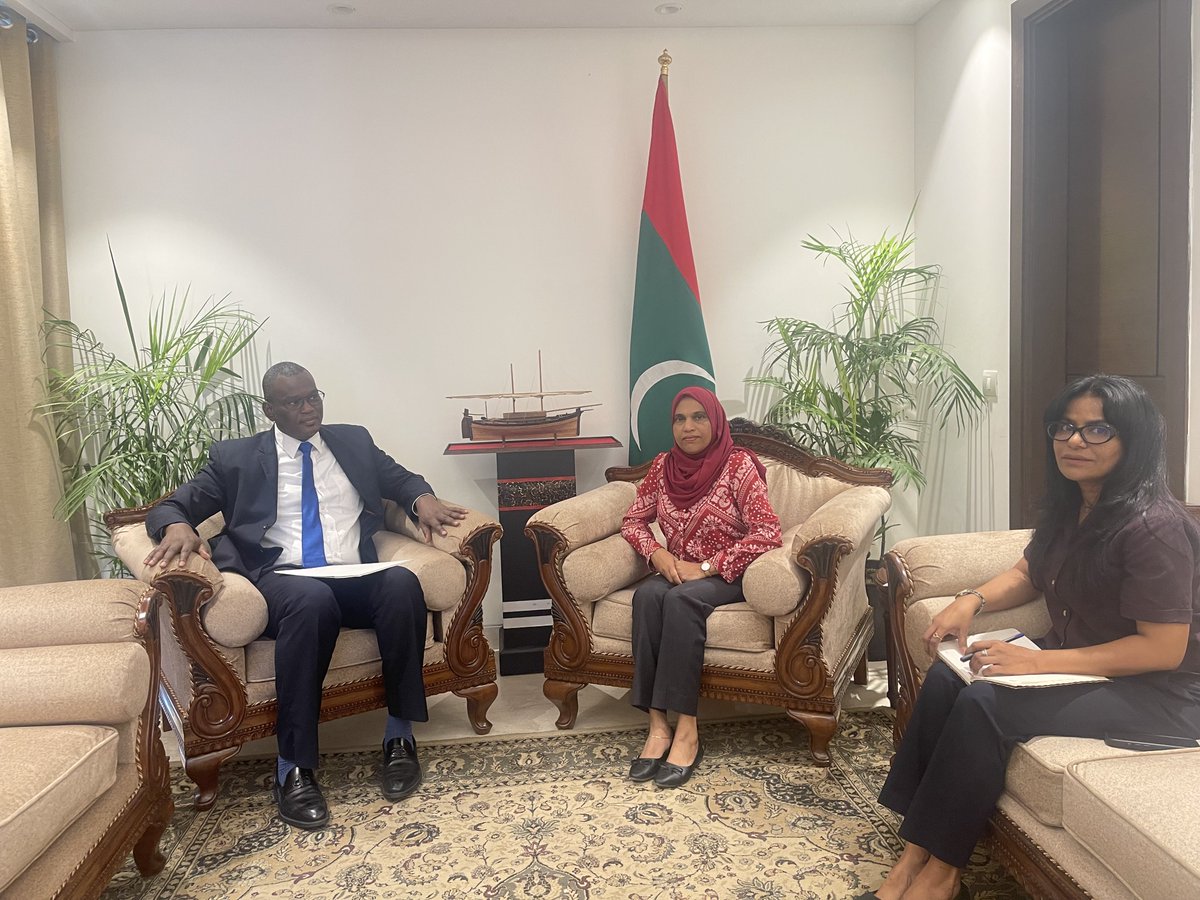 abdoulaye_barro's tweet photo. Courtesy calls to the Ministry of External Affairs of India and High Commissioners of my jurisdiction (Nepal, Sri Lanka, Bengladesh and the Maldives) to discuss some issues of mutual interest, including the next Dakar International Peace and Security Forum (20-21 April 2026). https://t.co/S7h9DlilR3