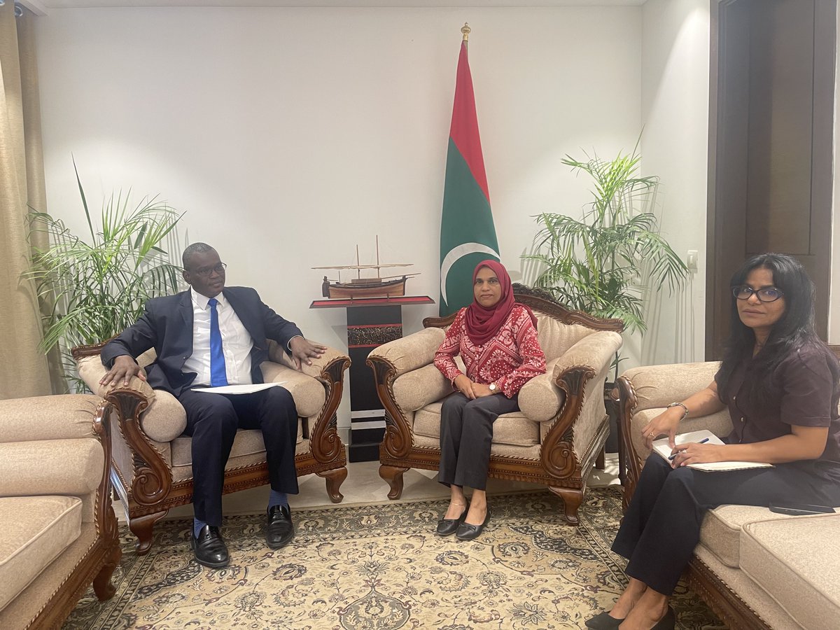 abdoulaye_barro's tweet photo. Courtesy calls to the Ministry of External Affairs of India and High Commissioners of my jurisdiction (Nepal, Sri Lanka, Bengladesh and the Maldives) to discuss some issues of mutual interest, including the next Dakar International Peace and Security Forum (20-21 April 2026). https://t.co/S7h9DlilR3