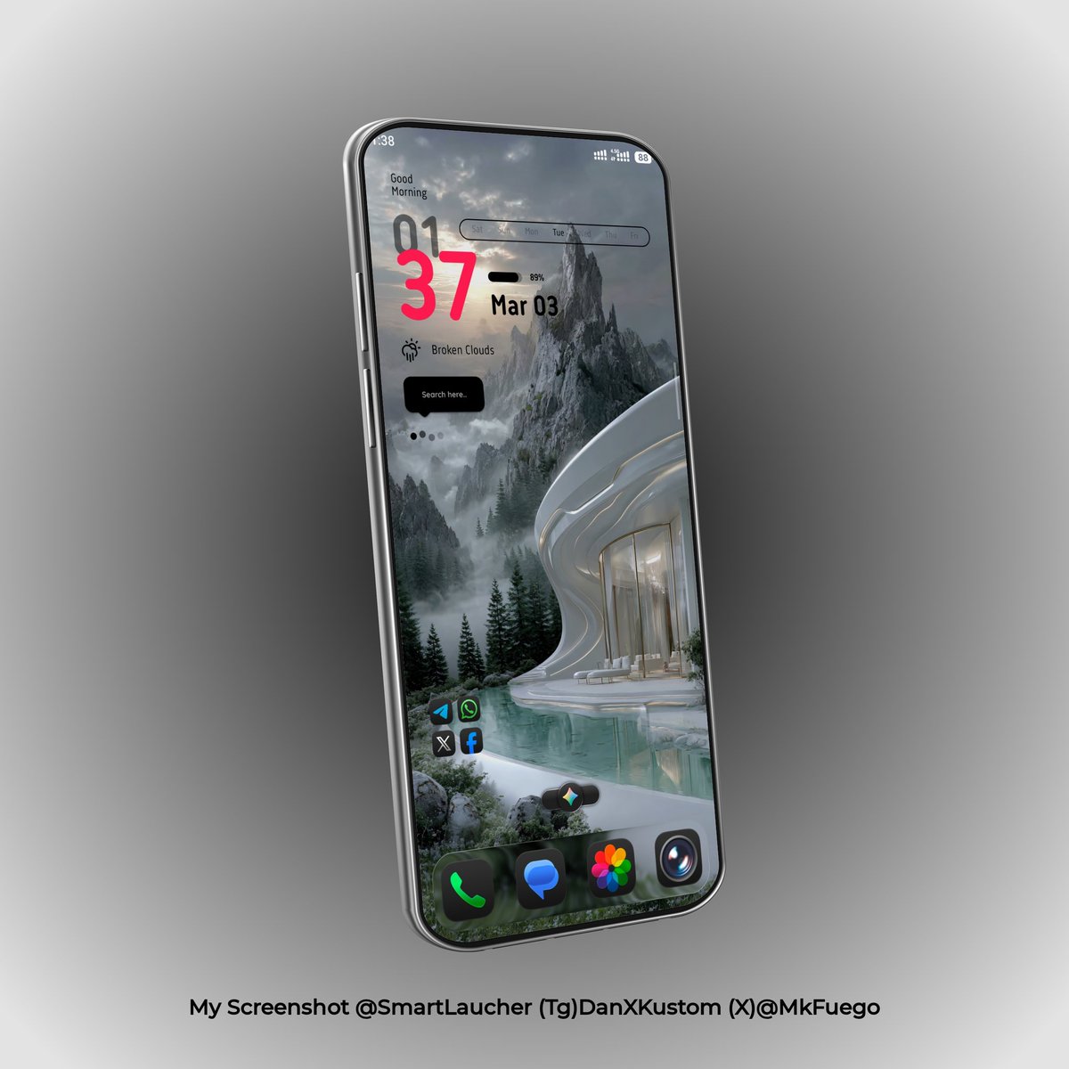 DanXKustom's tweet photo. Good Day friends
My Screenshot
@SmartLauncher
Wallpaper by @Halleyapps ππΎ https://t.co/JXd8hqTvEd
Widgets #MiuiWidgets by @RajjAryaa
Icons #iLiquidOsDark by @EatosApps
Mockup by #WalterTomiati via #CreativeAppby by @KubixStudio
#KWGT #Android #Xiaomi #HyperOs https://t.co/TqyDL4OEsD