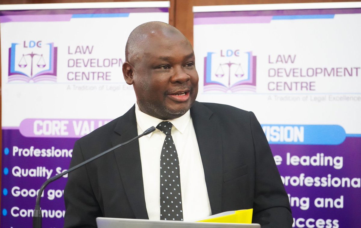 LDC_Uganda's tweet photo. Today, the Secretary/ Head Human Resource &amp; Administration, Mr. Hamis Ddungu Lukyamuzi, presided over the swearing in ceremony of the newly elected student guild leaders across all our campuses. He encouraged them to be servant leaders and focus on academics as well. https://t.co/xiEIPl30sY