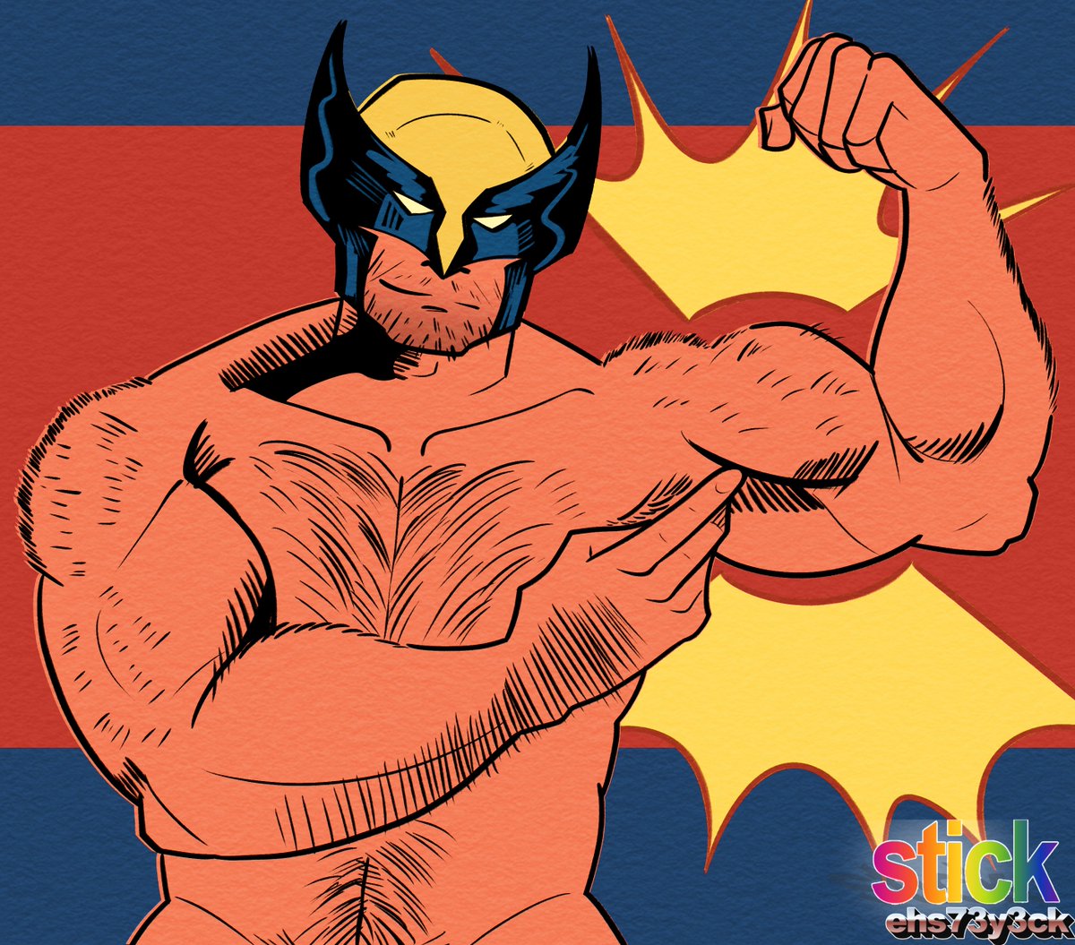 tried a comic book style