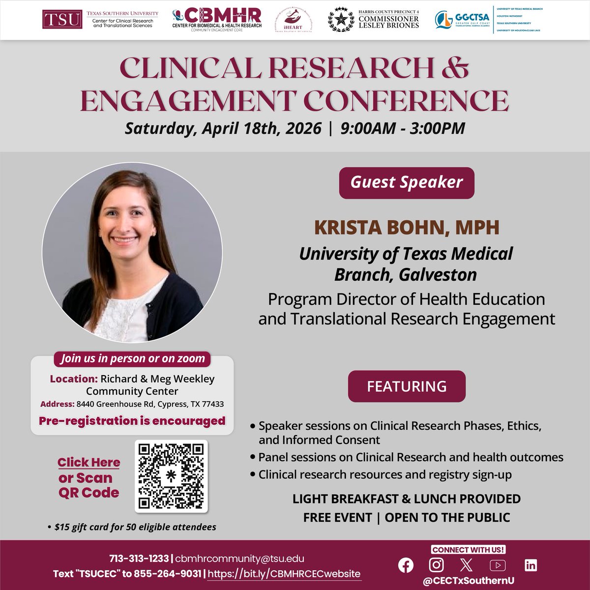 TSU's CBMHR - Community Engagement Core tweet media