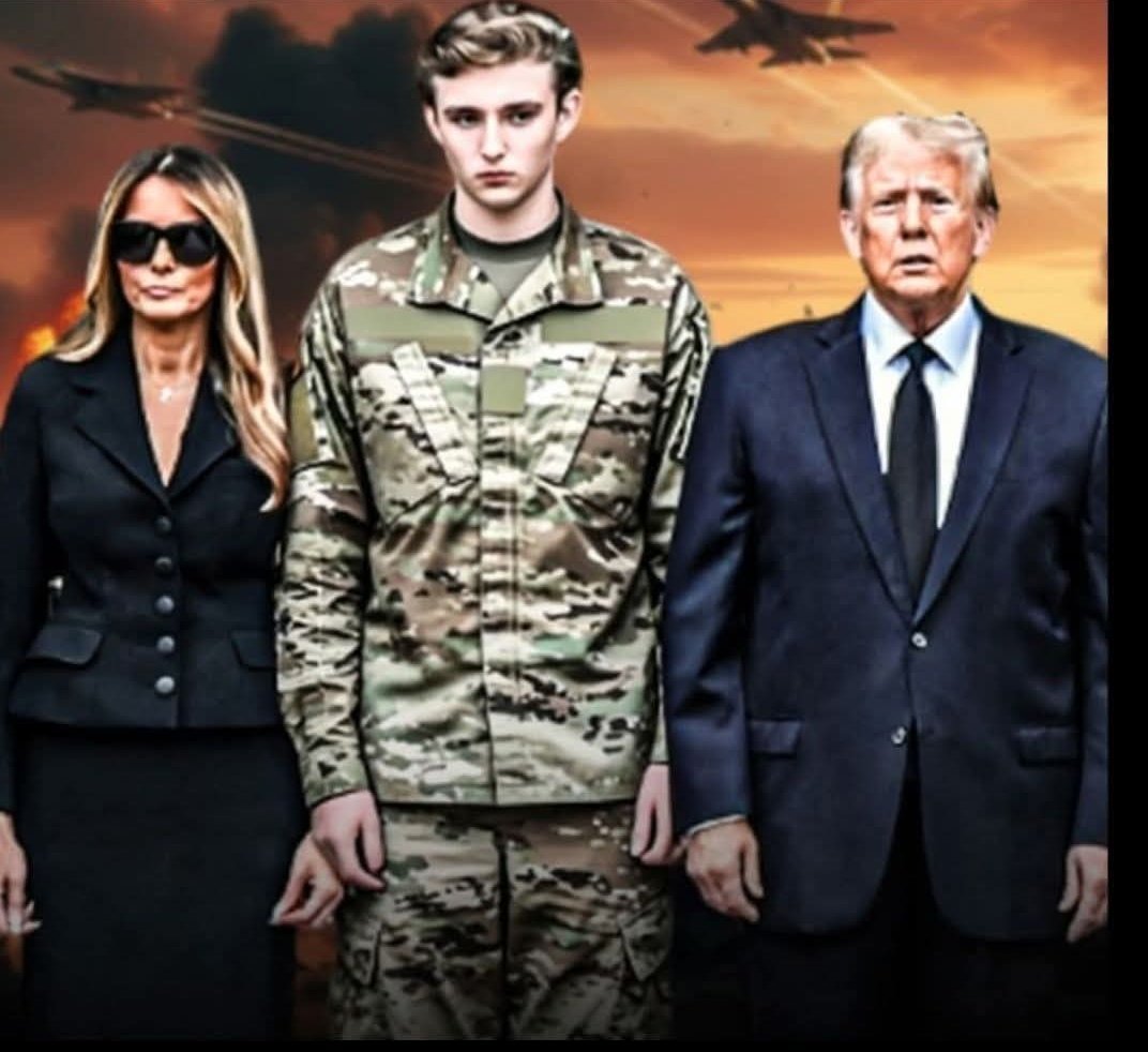 🇺🇸Les Américains lancent le hashtag #SendBaron, exigeant que le président américain Donald Trump envoie son jeune fils Baron combattre aux côtés des soldats américains en Iran.