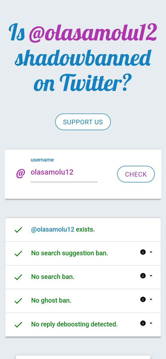 Have check how healthy your account is today mine