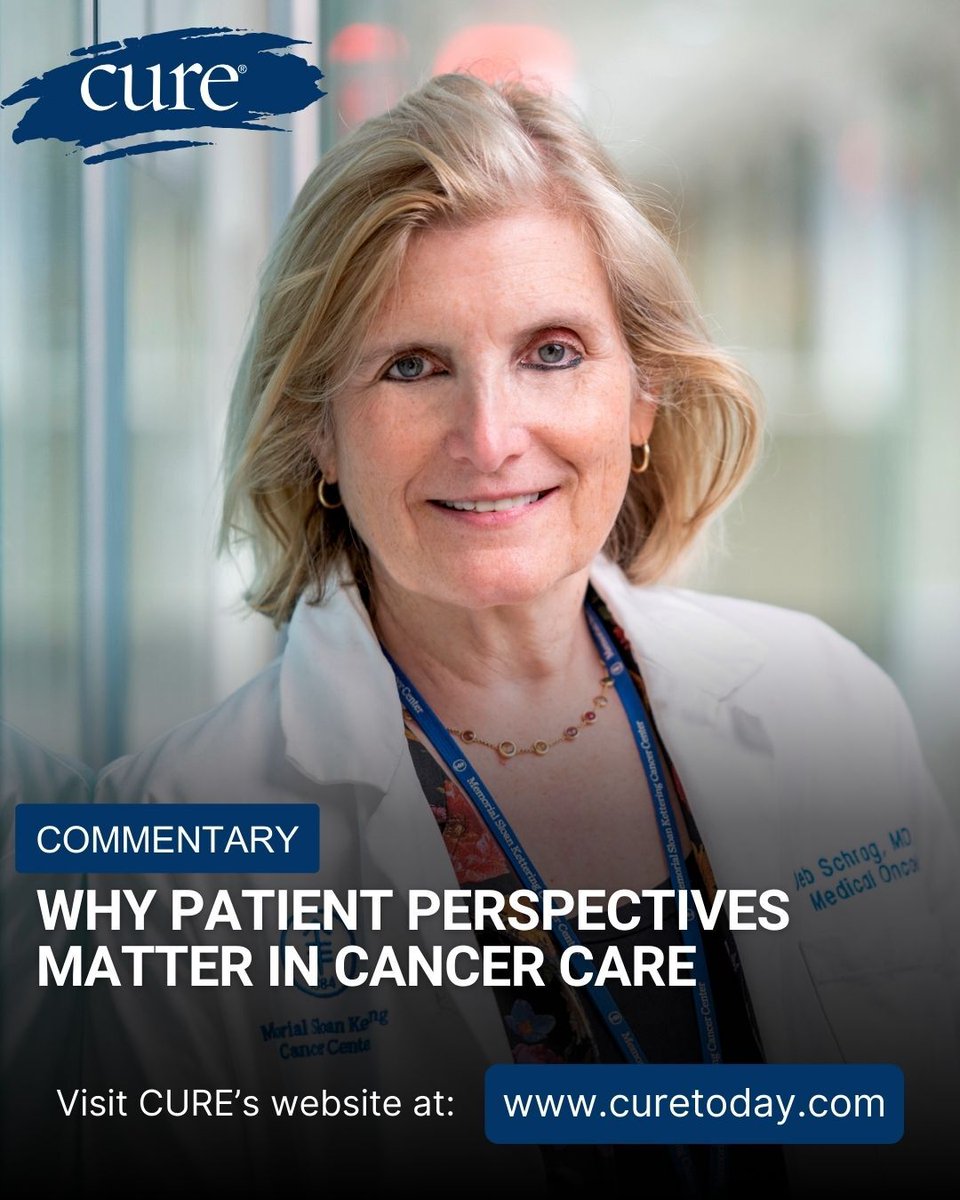 cure_today's tweet image. CURE spoke with incoming ASCO president Dr. Deb Schrag on elevating the patient voice, humanism in care and why partnership shapes better cancer outcomes: hubs.li/Q045q-8n0 #cancercare