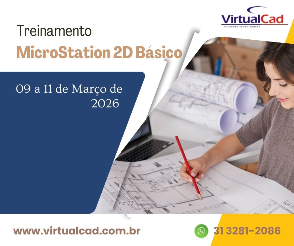 virtual_cad's tweet image. Treinamento de MicroStation 2D Básico no período de 09 a 11 de março de 2026.  Inscrições abertas!
virtualcad.com.br/ms2db.html
#microstation #virtualcad #cursomicrostation #treinamentomicrostation #cad
