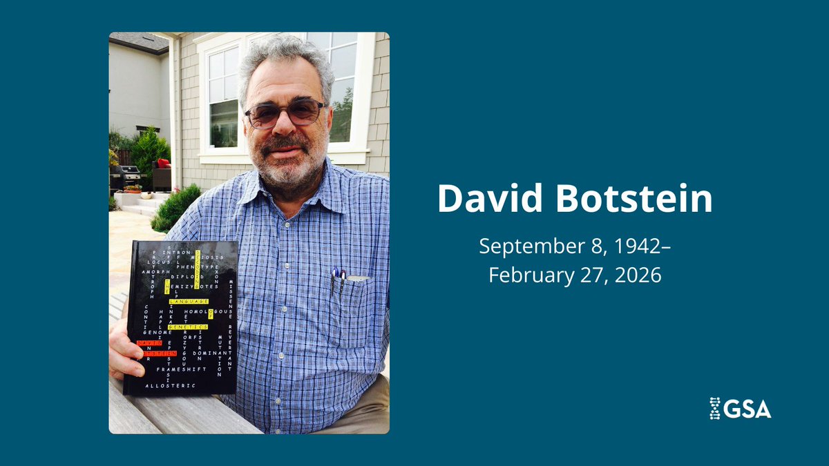 Genetics Society of America tweet media