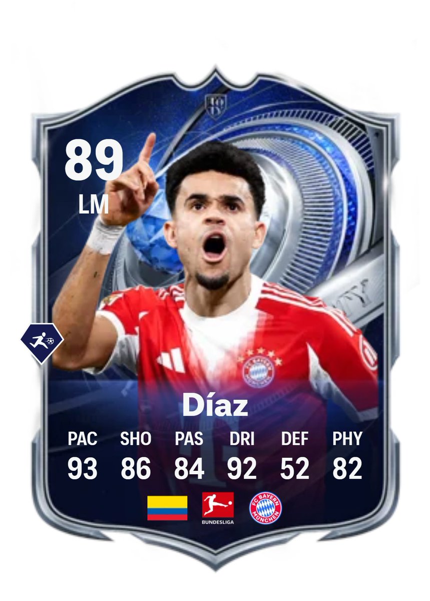 TOTYHM Diaz - 125k Cornerstones Diaz - 190k Makes sense