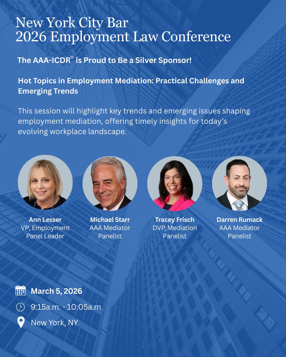 American Arbitration Association tweet media