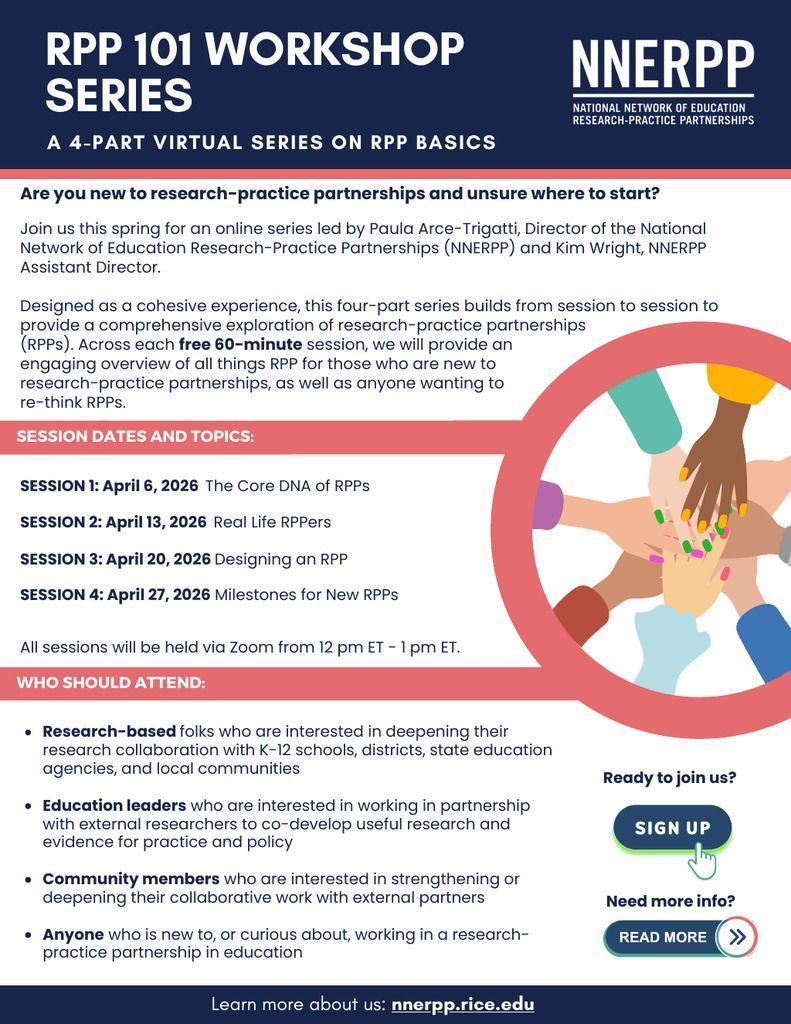 Image for the Tweet beginning: For anyone new to research-practice