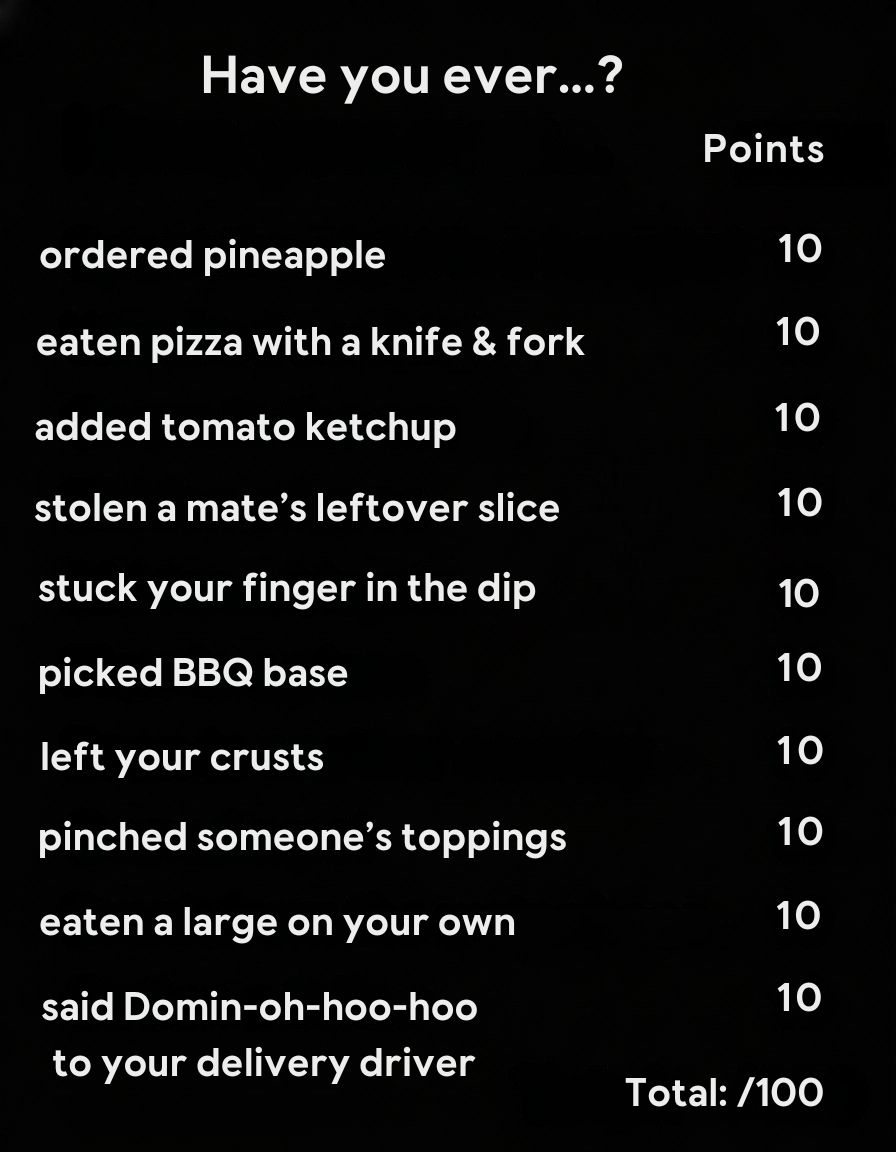 Domino's Pizza UK tweet media