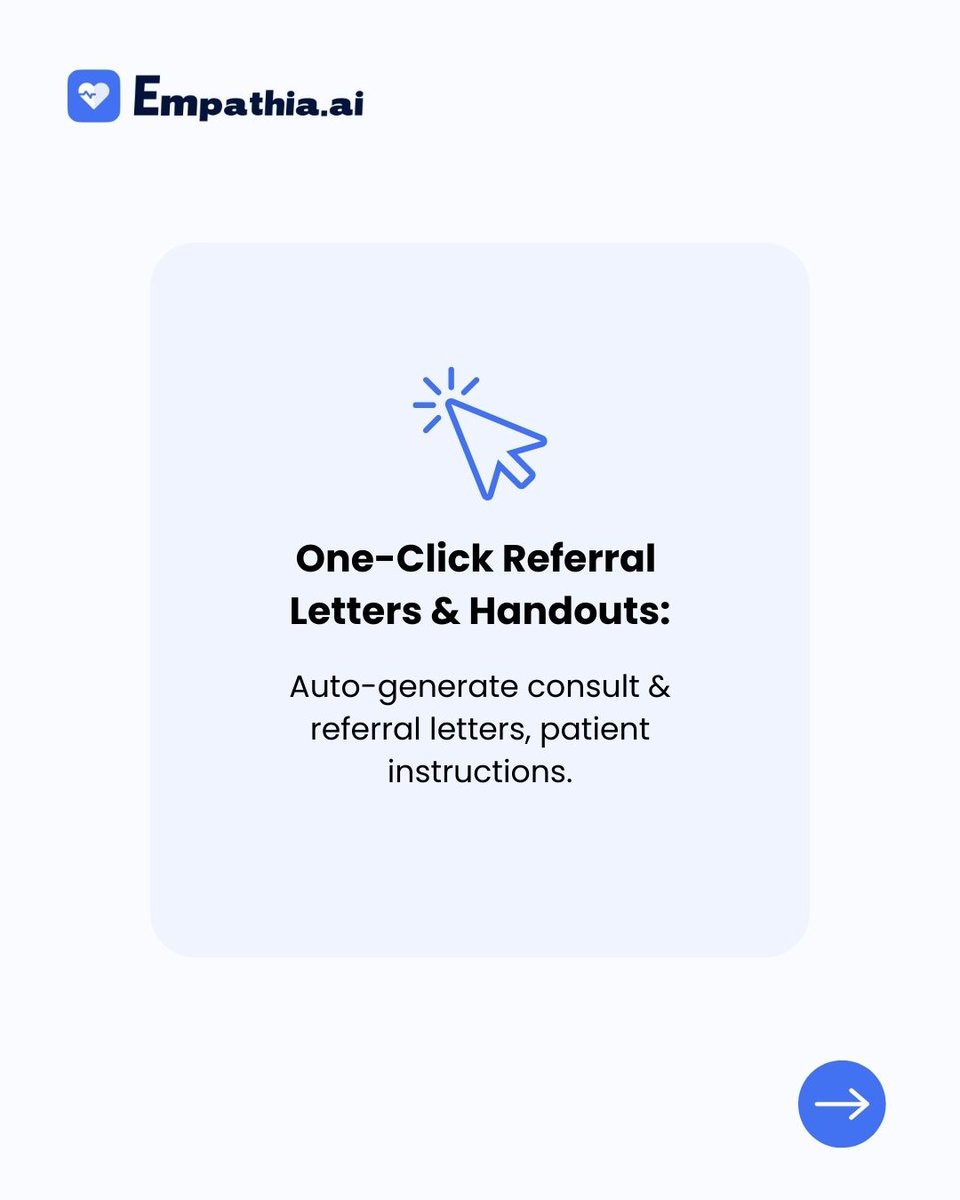 empathiaAI's tweet photo. 🎗️ Streamline Oncology Workflows with Empathia AI

#HealthIT #HealthTech #Medical #MedTech #MedicalTechnology #Healthcare #HealthcareProfessionals #Technology #AI #AIScribe #HIPAA #HIPAACompliant #PhysicianBurnout #AIMedicalScribe #EMMAAI #AIMedicalAssistant https://t.co/hHVypvDdMw