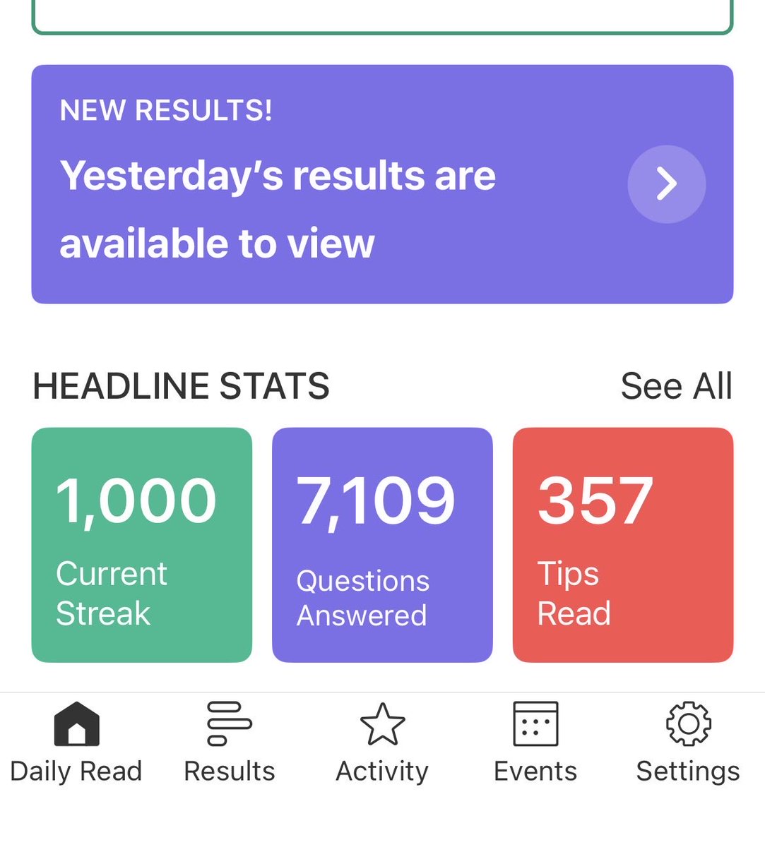 Tractorboy1978's tweet photo. @TeacherTapp Surely a 1000 streak is worth a goody bag for me or my school?!! https://t.co/zsr1vWTkJz