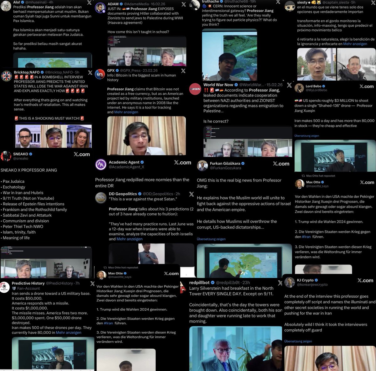 AdolfRizzler030's tweet photo. Diese CCP Psyop wird nun langsam nach DE rüberkommen. 
Accounts, die das dann promoten werden, sind irgendwo zwischen Drittweltismus, antideutsch, und bezahlter Verräter einzuordnen. 

Max Otte ist übrigens Vorreiter, er hat gestern schon etwas gepostet und es heute gleich nochmal repostet, weil es so schön war. 

Und bitte nicht das "Ich bin stärker als die Propaganda / Aber der Teil des Videos ist doch wahr / aber er JQ‘t so based 🥺"-gecope anfangen.