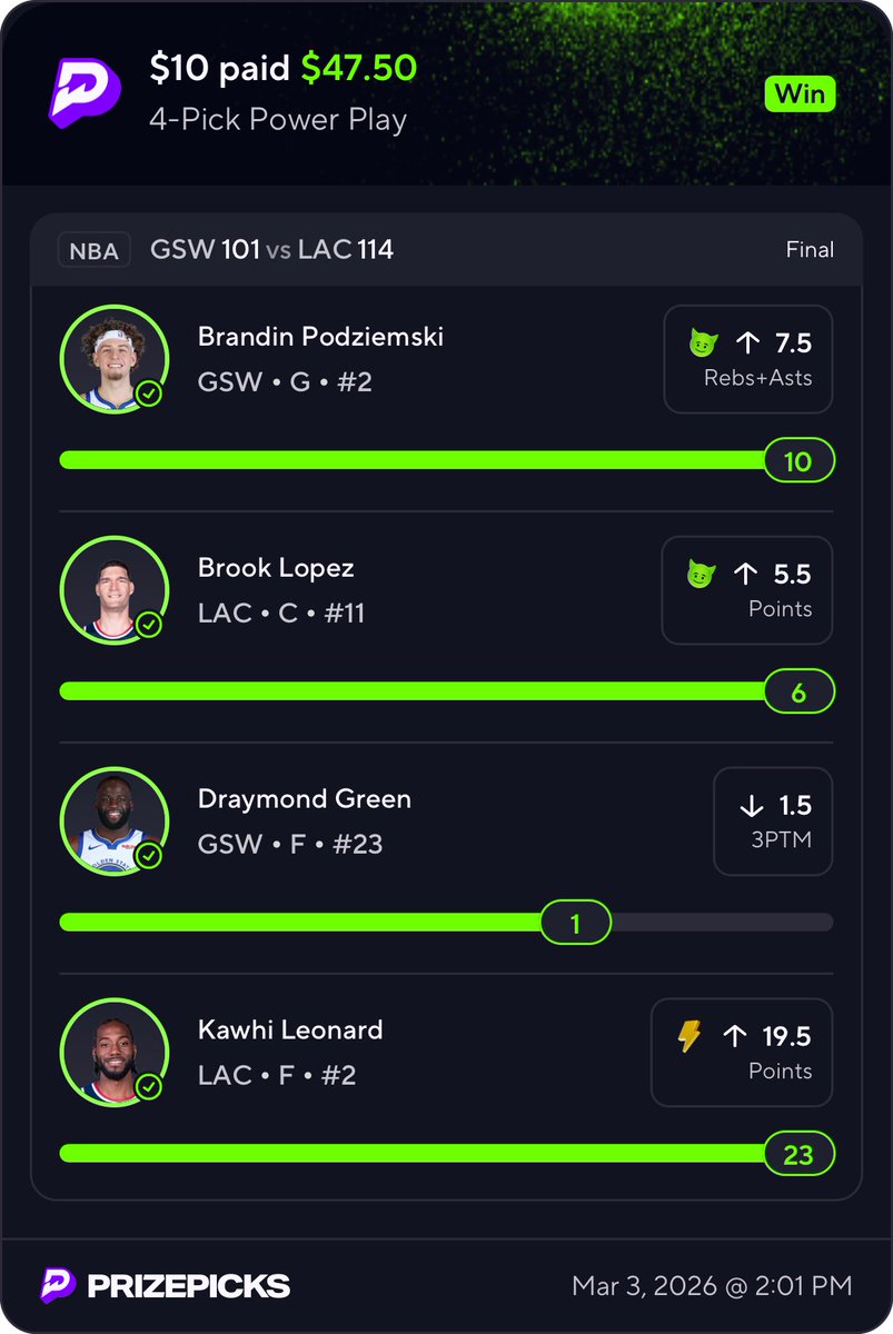 ADBets19's tweet photo. This is something i threw up right before the game, ik i don’t bet the biggest amount but I’m all for taking my W’s, im gonna start positing some of my plays and yall can tail or not and if you do imma make sure we cash 😂🔥

#prizepickslocks #UnderdogFantasy #parlay https://t.co/wGhjf266Cw