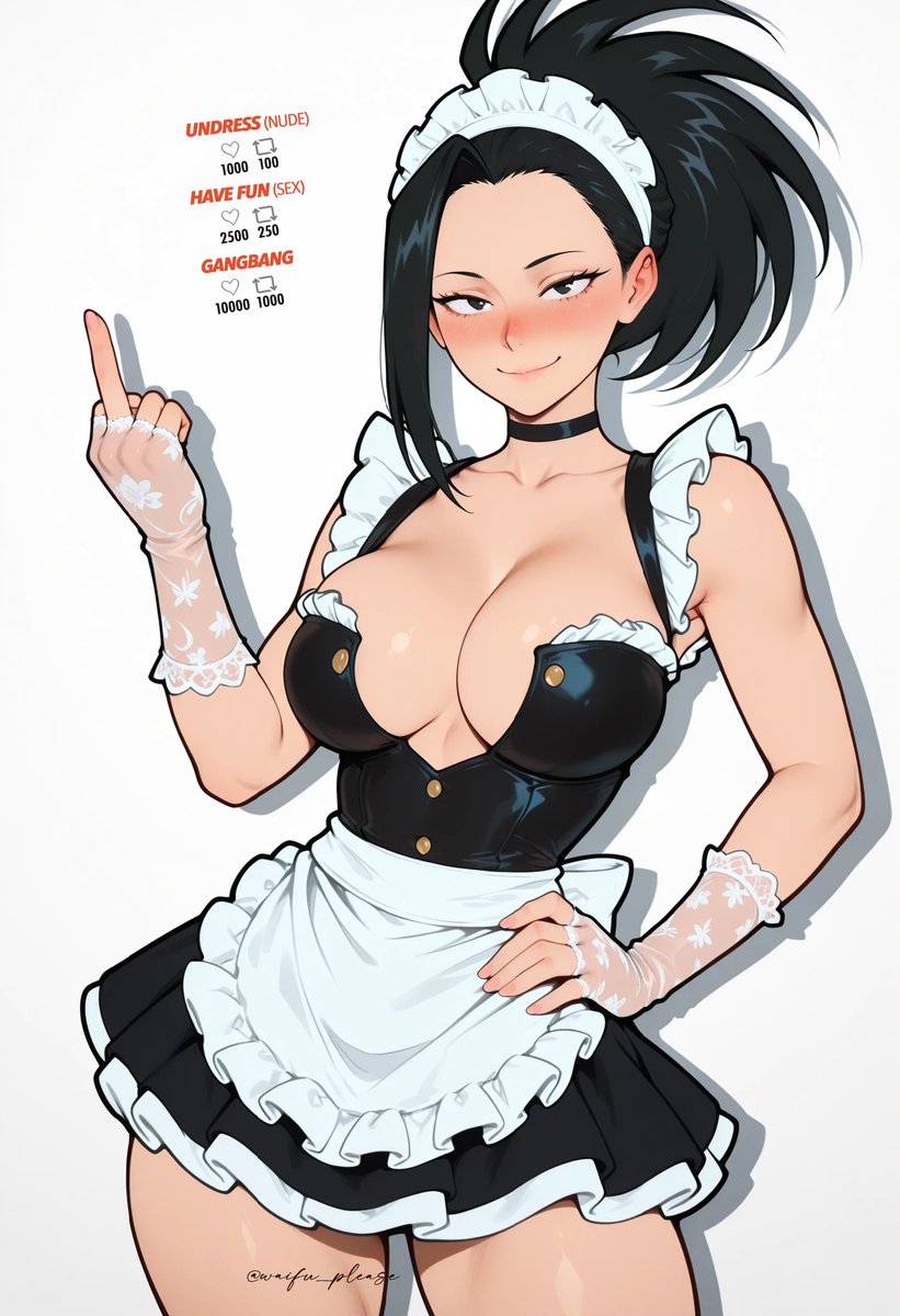 waifulady's tweet photo. Momo Yaoyorozu sfw https://t.co/kRNMt8HbVl
