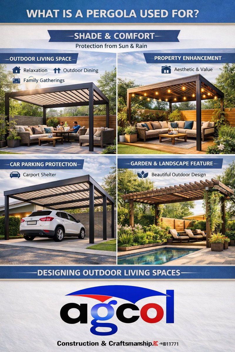 AGCOL_Org's tweet image. #Pergola
#Garden
#Cargarage
#Outdoor
#Home