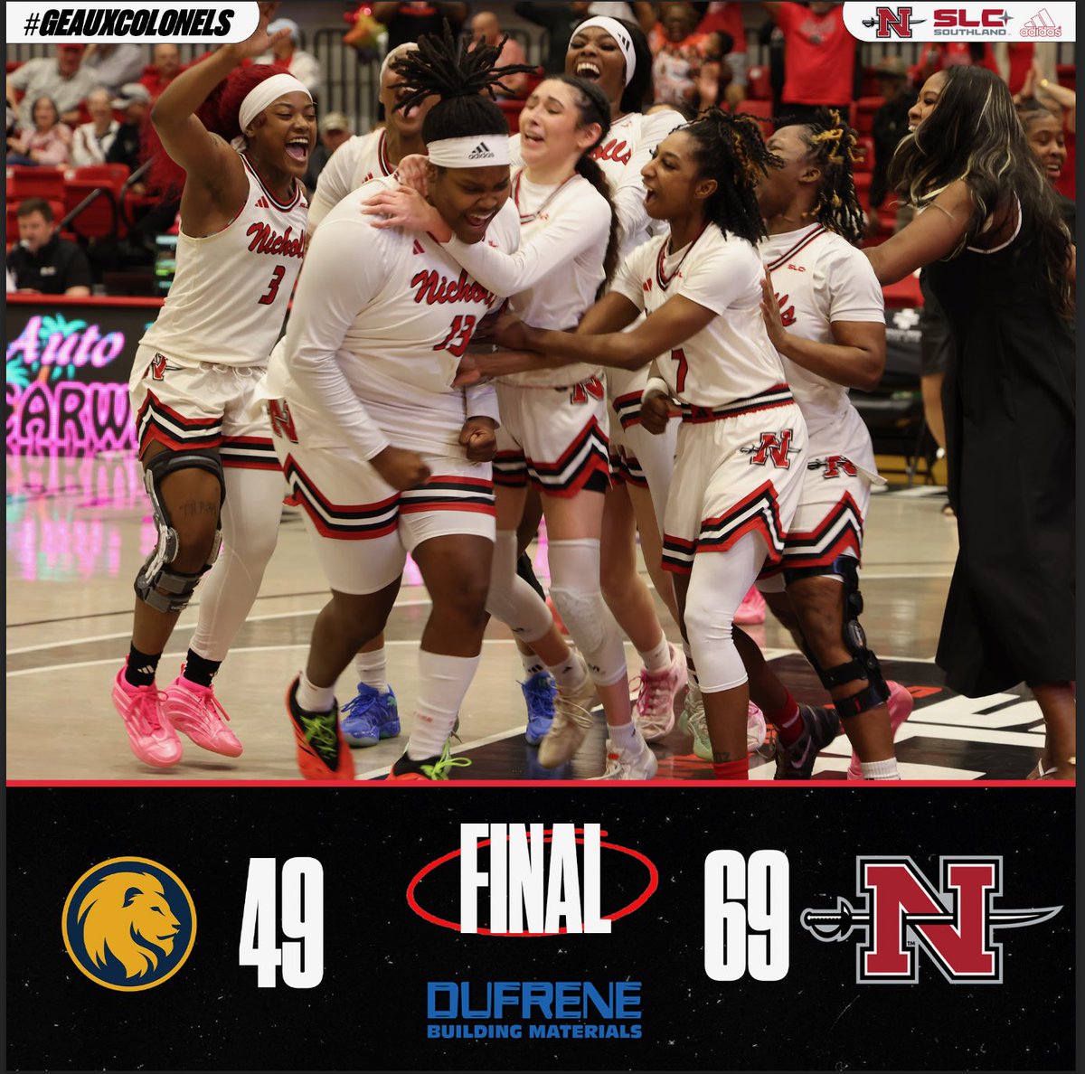 Nicholls Women’s Basketball tweet media