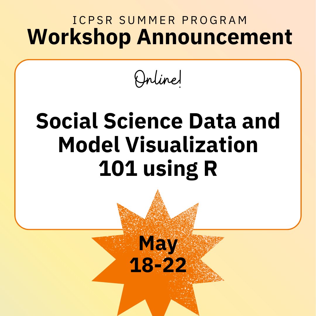 ICPSR Summer Program tweet media