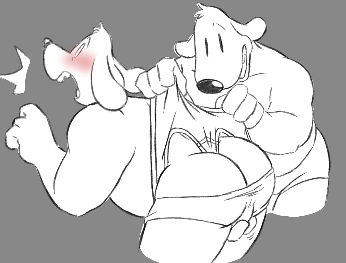 PretzelGremlin's tweet photo. Today is Sam's birthday!!! I figured what better way to celebrate than sharing some doodles I did recently for goobingoober over on Blu3sky. Boy is getting his birthday tugs in!!!🎂🩲✨ https://t.co/pmgYnk19KM