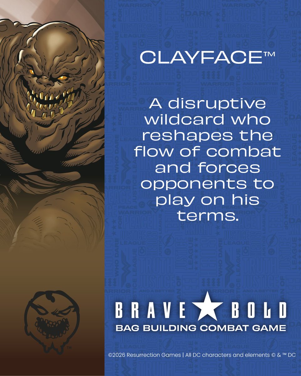 RG_resgames's tweet image. We can't wait until you get your hands on Brave &amp;amp; Bold - the Bag Building Combat Game. Play at Gen Con. In stores September 4. Sign up now hubs.ly/Q0418M6S0
#comics #boardgameaddict #dccomics #boardgames #superhero #batman #boardgamegeek #dcu #braveandbold