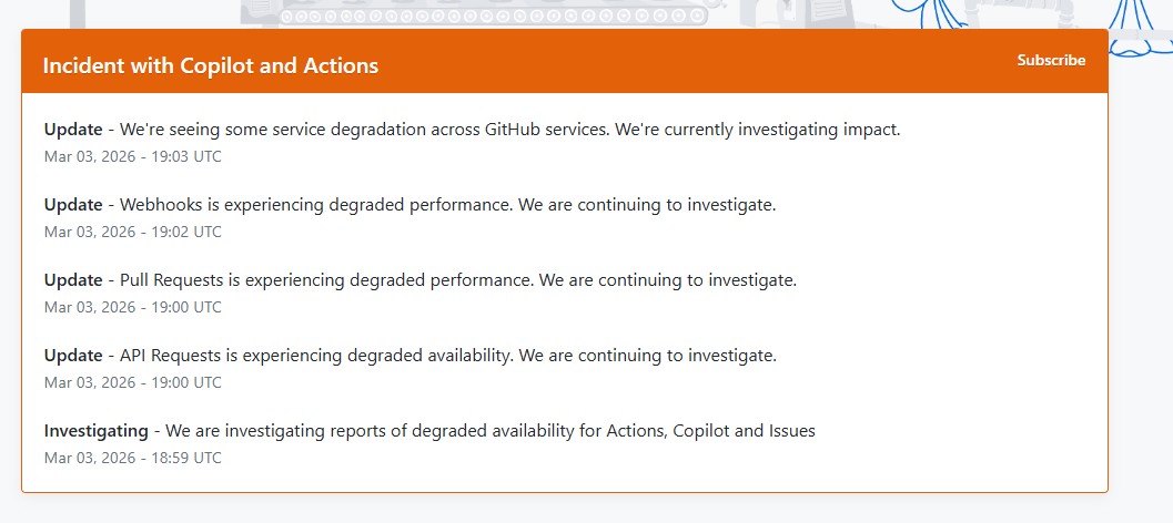 devEdd_'s tweet photo. github is down too? ffs ive been getting error 500 https://t.co/5jnTOaypbs