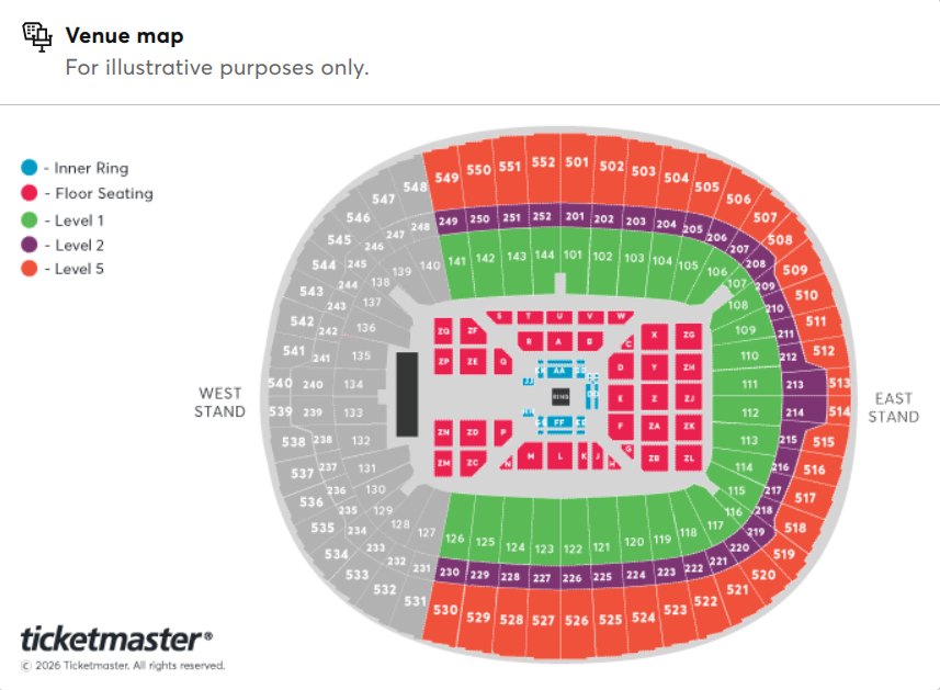 AEW Ticket Map Updates tweet media