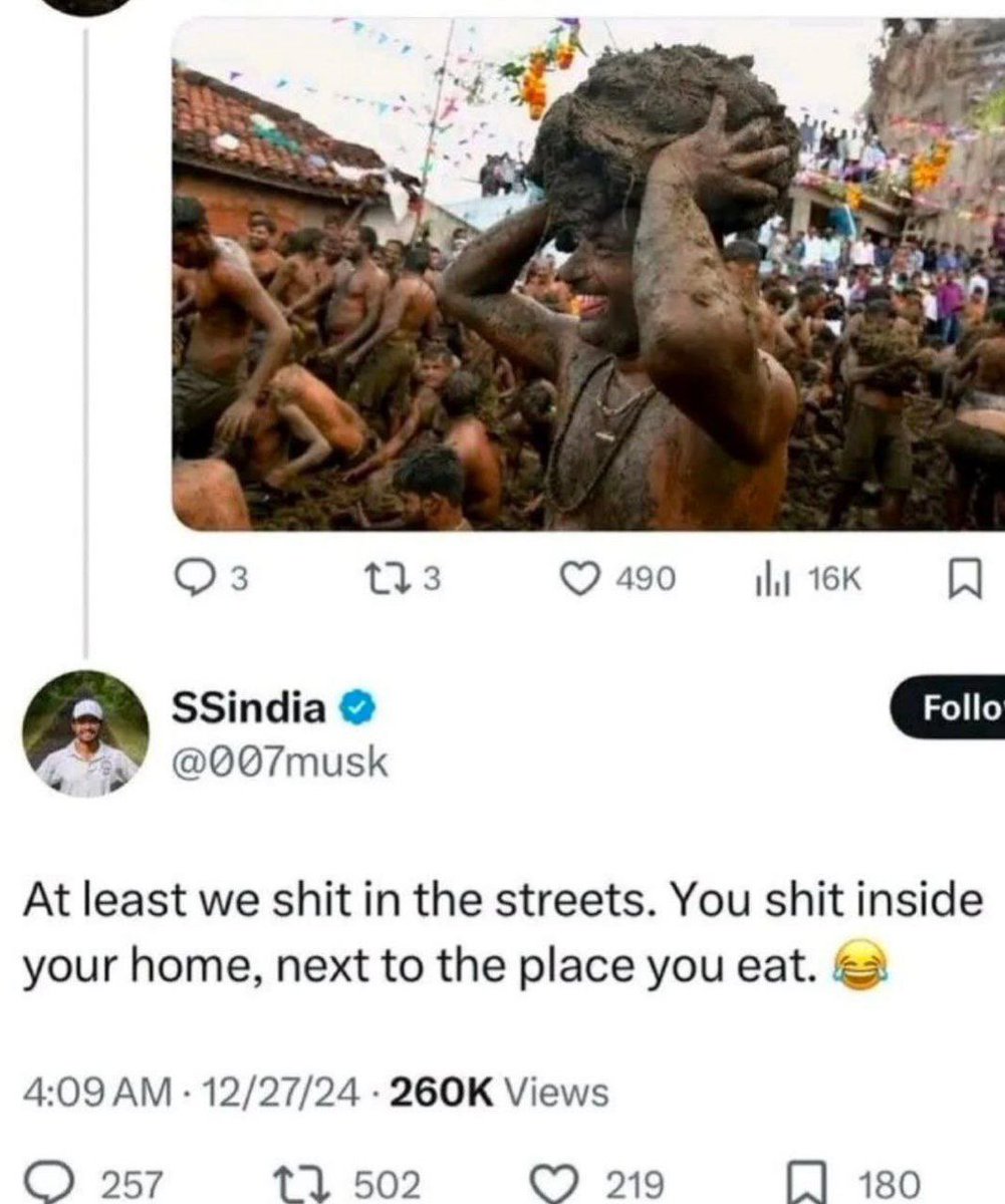 CarritoXtream's tweet photo. We Kok Worshippers Landzeet can carry more $hit on my head than body weight 
#HinduPower saar 🔥 https://t.co/vZtyflZP1b