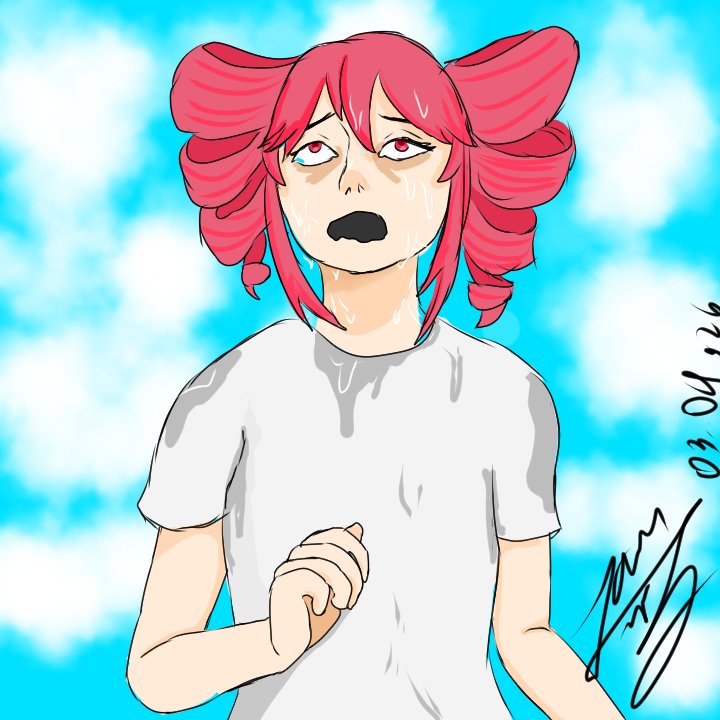 Tncrow1's tweet photo. Can you find the anime reference i based this teto art on?

#KasaneTeto #重音テト https://t.co/GJjhl18ZA2